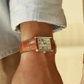 Load image into Gallery viewer, Cartier Tank Solo Strap : Crocodile leather : Mahogany : Round Padded