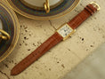 Load image into Gallery viewer, Cartier Tank Must Strap : Crocodile leather : Mahogany : Round Padded