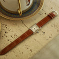 Load image into Gallery viewer, Cartier Tank Must Strap : Crocodile leather : Mahogany : Flat