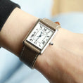 Load image into Gallery viewer, #etoupe leather strap#cartier strap#cartier tank strap