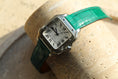 Load image into Gallery viewer, Santos de Cartier Strap : Crocodile leather : Emerald green : Santos Medium