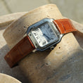 Load image into Gallery viewer, Santos de Cartier Strap : Crocodile leather : Mahogany : Santos Medium