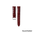 Load image into Gallery viewer, Regular watch strap : Crocodile leather : Burgundy : 20-16