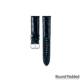 Load image into Gallery viewer, Regular watch strap : Crocodile leather : Dark Navy : 20-18
