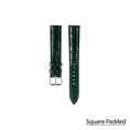 Load image into Gallery viewer, Regular watch strap : Crocodile leather : Deep green : 20-16