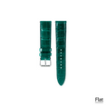 Load image into Gallery viewer, Regular watch strap : Crocodile leather : Emerald green : 20-16