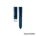 Load image into Gallery viewer, Regular watch strap : Crocodile leather : Navy blue : 20-16