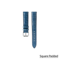 Load image into Gallery viewer, Regular watch strap : Crocodile leather : Sky Blue : 20-16