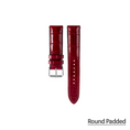Load image into Gallery viewer, Regular watch strap : Crocodile leather : Glossy Cherry : 20-16