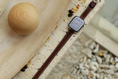 Load image into Gallery viewer, Apple Watch Strap : Barenia Leather : Ebene : Attelage Double