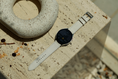 Load image into Gallery viewer, Galaxy Watch Strap : Swift Leather : Milk white : Single