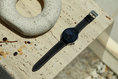 Load image into Gallery viewer, Galaxy Watch Strap : Goat Leather : Black : Single