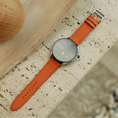 Load image into Gallery viewer, Galaxy Watch Strap : Epsom Leather : Orange : Single