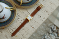 Load image into Gallery viewer, Hermes Watch Strap : Barenia Leather : Gold brown