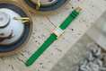 Load image into Gallery viewer, Hermes Watch Strap : Swift Leather : Bamboo green