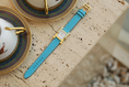 Load image into Gallery viewer, Hermes Watch Strap : Epsom Leather : Blue lin