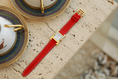 Load image into Gallery viewer, Hermes Watch Strap : Epsom Leather : Red
