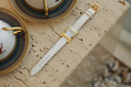 Load image into Gallery viewer, Hermes Watch Strap : Epsom Leather : White