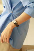 Load image into Gallery viewer, Hermes Watch Strap : Swift Leather : Gray