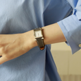 Load image into Gallery viewer, Hermes Watch Strap : Swift Leather : Gray