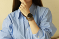 Load image into Gallery viewer, Galaxy Watch Strap : Epsom Leather : Etoupe : Double