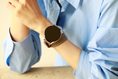 Load image into Gallery viewer, Galaxy Watch Strap : Swift Leather : Etoupe : Double