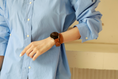 Load image into Gallery viewer, Galaxy Watch Strap : Epsom Leather : Gold brown : Double