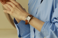 Load image into Gallery viewer, Hermes Watch Strap : Swift Leather : Gold