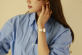 Load image into Gallery viewer, Hermes Watch Strap : Swift Leather : Milk white