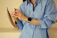 Load image into Gallery viewer, Galaxy Watch Strap : Goat Leather : Beige : Single