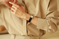Load image into Gallery viewer, Hermes Watch Strap : Barenia Leather : Black
