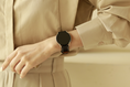 Load image into Gallery viewer, Galaxy Watch Strap : Swift Leather : Black : Single