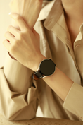 Load image into Gallery viewer, Galaxy Watch Strap : Epsom Leather : Black : Single
