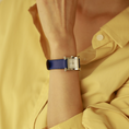 Load image into Gallery viewer, Hermes Watch Strap : Swift Leather : Blue