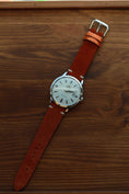 Load image into Gallery viewer, Regular Watch strap : Suede Leather : Camel : Vintage : 20-16 | 19-16 | 18-16 | 16-14