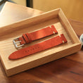Load image into Gallery viewer, IWC Watch Strap : Suede Leather : Camel : Vintage