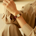Load image into Gallery viewer, Hermes Watch Strap : Goat Leather : Wine