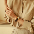 Load image into Gallery viewer, Hermes Watch Strap : Goat Leather : Dark brown