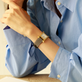 Load image into Gallery viewer, Hermes Watch Strap : Goat Leather : Gray