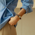 Load image into Gallery viewer, Hermes Watch Strap : Goat Leather : Etoupe