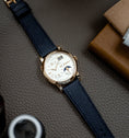 Load image into Gallery viewer, a lange sohne leather strap navy