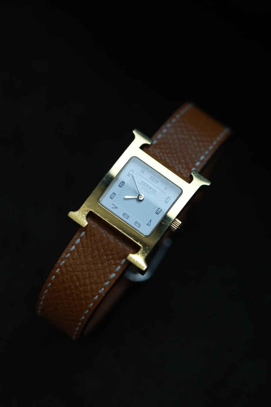 vinchhada heure h leather strap