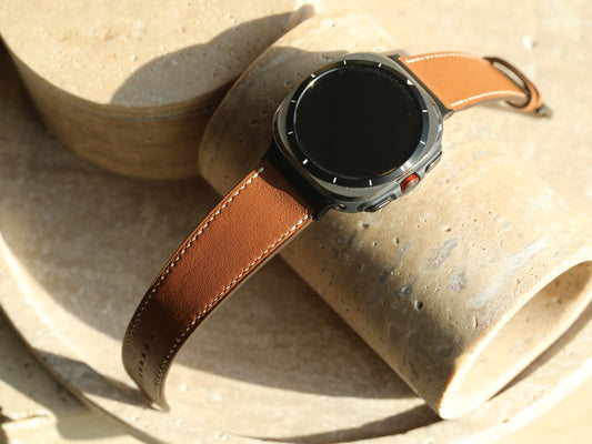 Galaxy Watch Ultra Strap : Swift Leather : Gold : Single