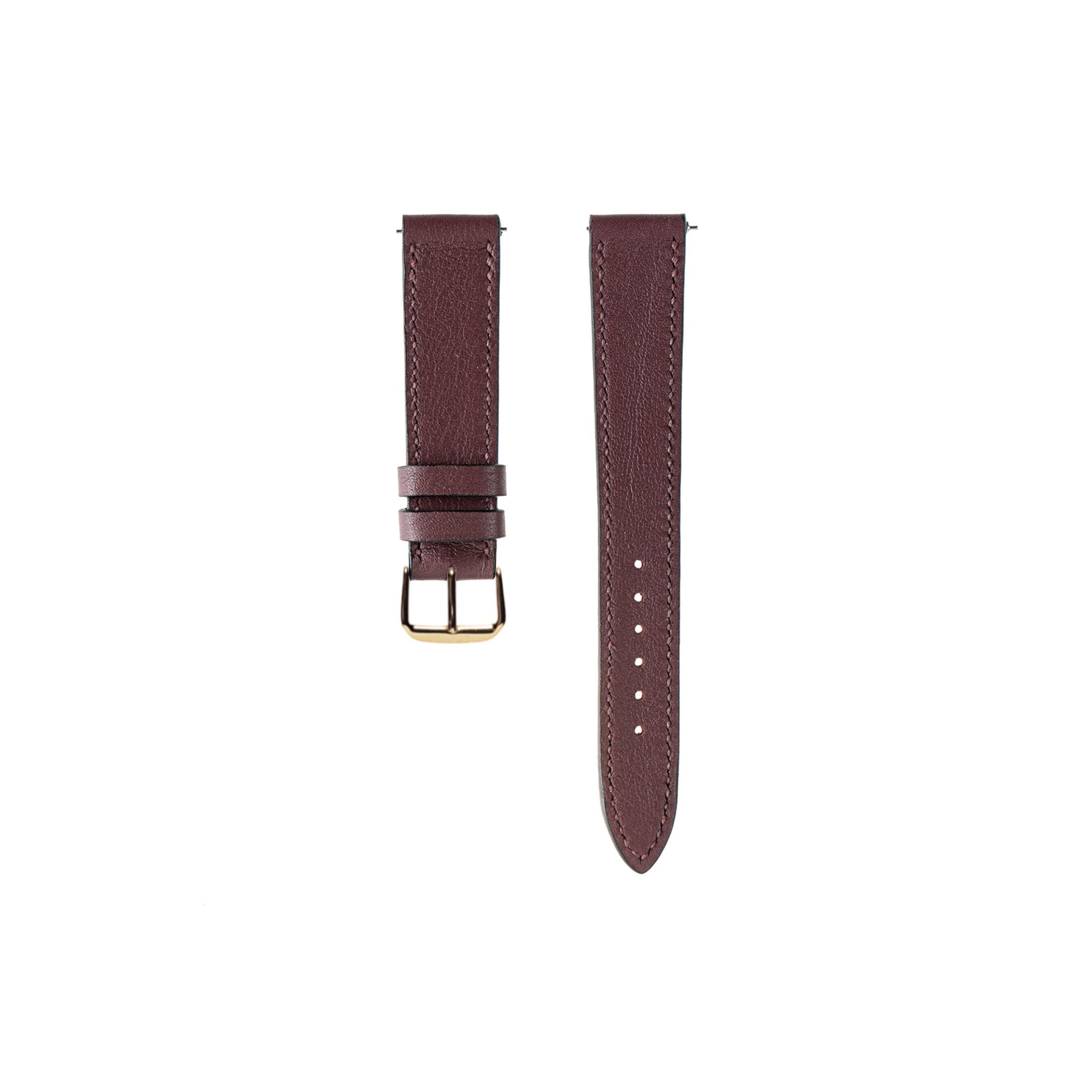 Regular watch strap : Swift Leather : Rouge : 20-16 | 19-16 | 18-16 | 16-14