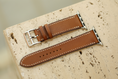 Load image into Gallery viewer, Apple Watch Strap : Barenia Leather : Gold brown : single
