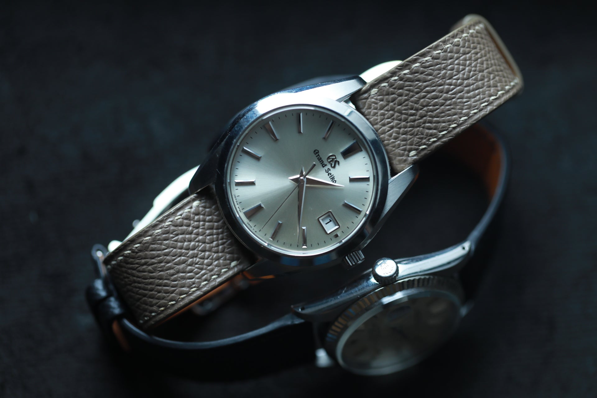 Regular watch  starp : Epsom Leather : Etoupe : 22-20 | 22-18 | 21-18 | 20-18