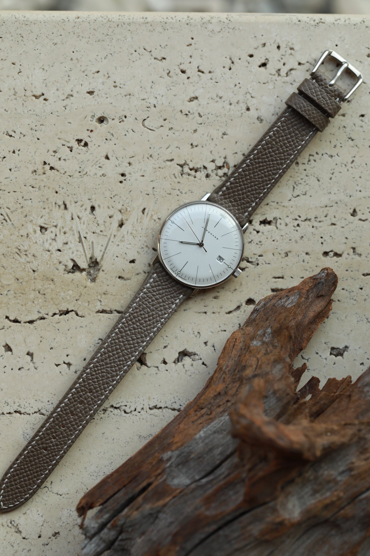 Regular watch  starp : Epsom Leather : Etoupe : 22-20 | 22-18 | 21-18 | 20-18