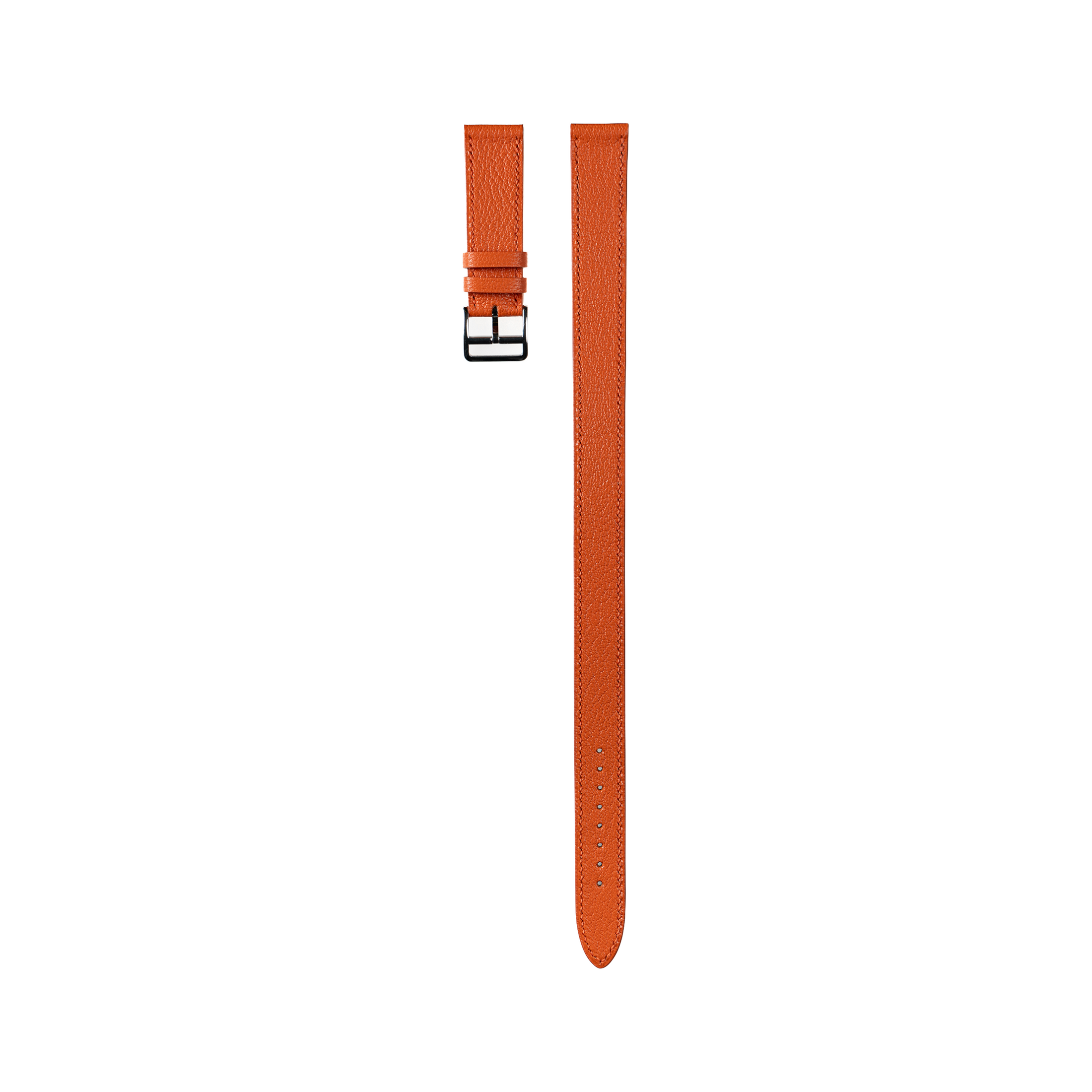 Galaxy Watch Strap : Goat Leather : Orange : Double