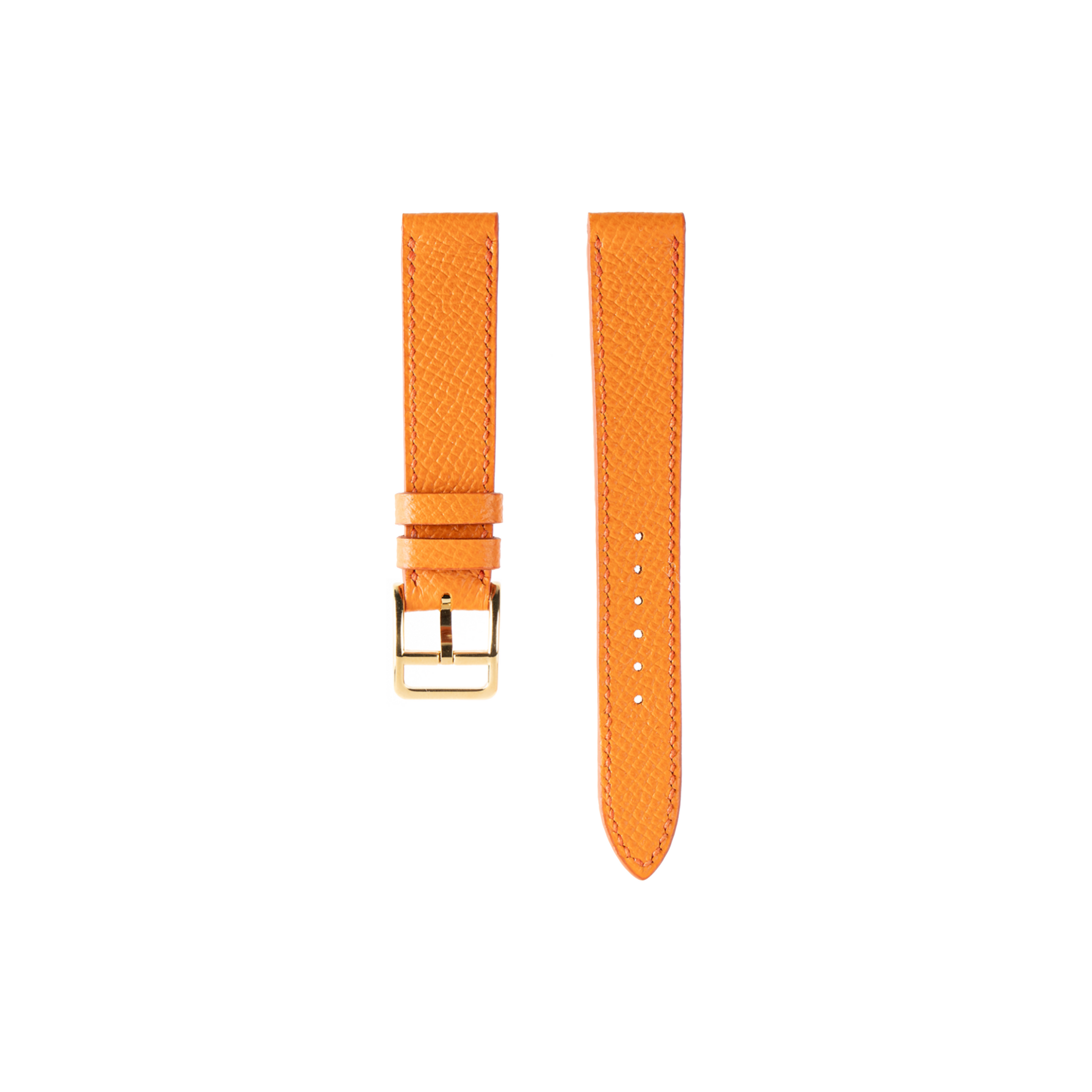 Hermes Watch Strap : Epsom Leather : Orange