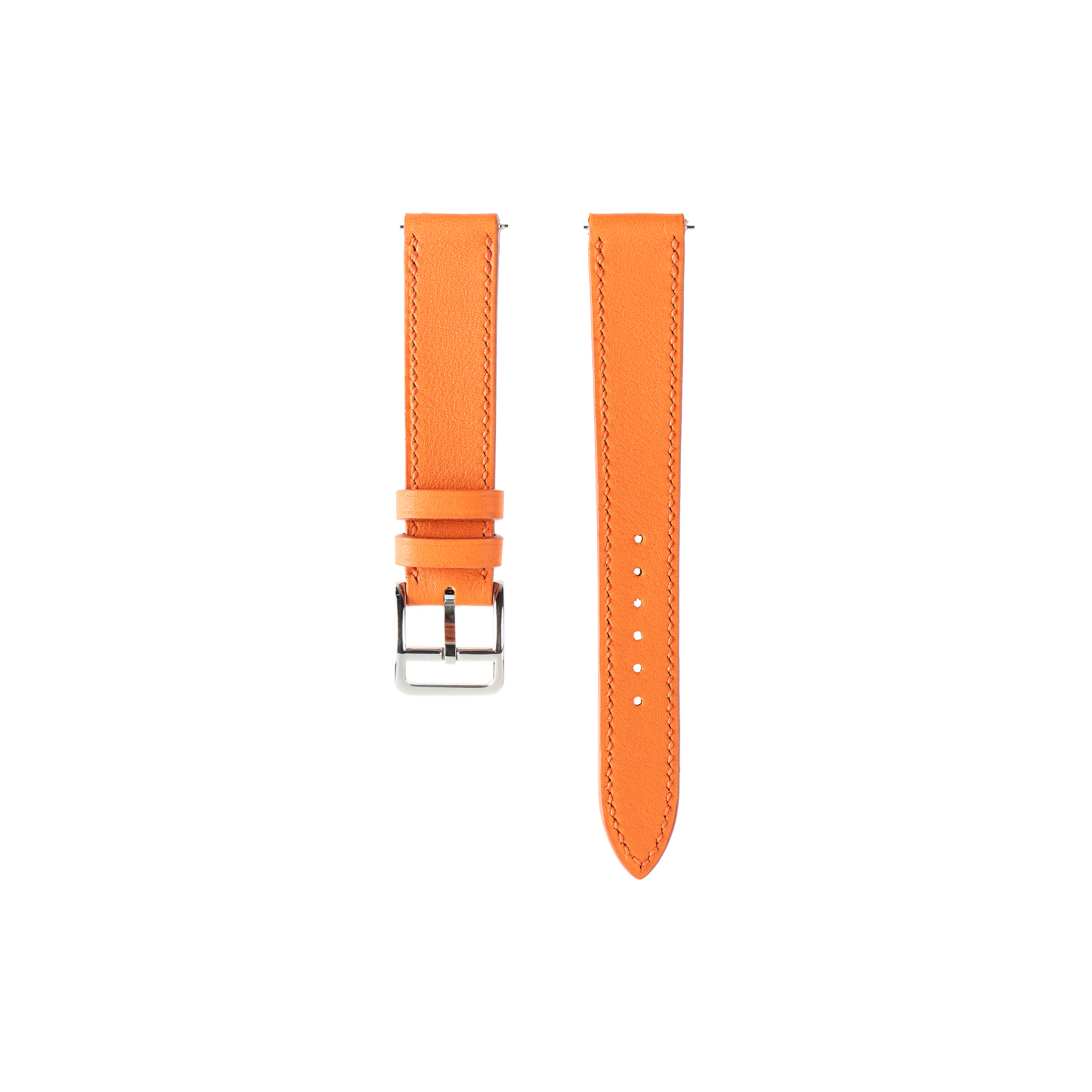 Hermes Watch Strap : Swift Leather : Orange